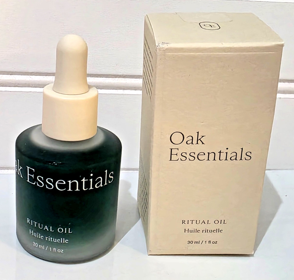 Oak Essentials Ritual Oil 1 Oz / 30 mL Lightweight Facial Oil New